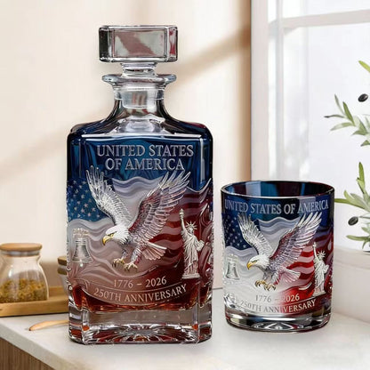 🔥Father's Day 50% OFF🔥Limited Edition 2026 USA 250th Anniversary Commemorative Glass – 1776-2026 Heritage Edition