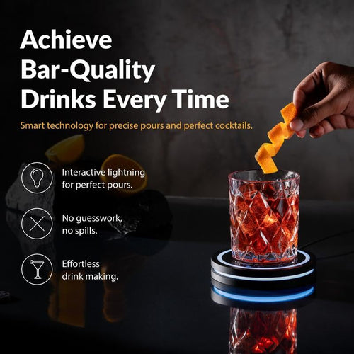 🎄Last Day Christmas Sale 49% OFF🍸 Smart Coaster 2.0 – Mix Perfect Cocktails at Home! 💡