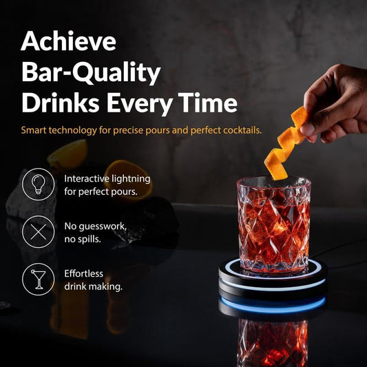 🎄Last Day Christmas Sale 49% OFF🍸 Smart Coaster 2.0 – Mix Perfect Cocktails at Home! 💡