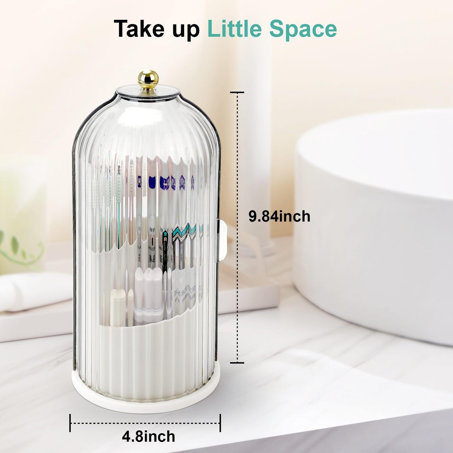 🔥✨Sliding Lid Toothbrush Organizer