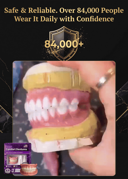 【Save $5,000 NOT Going to Dentists】Smart Silicone Teeth | Patented University Tech