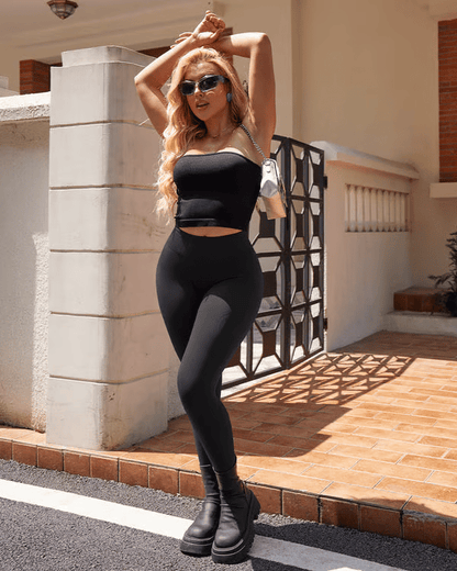 🔥High Waisted Tummy Control Shaping Training Leggings
