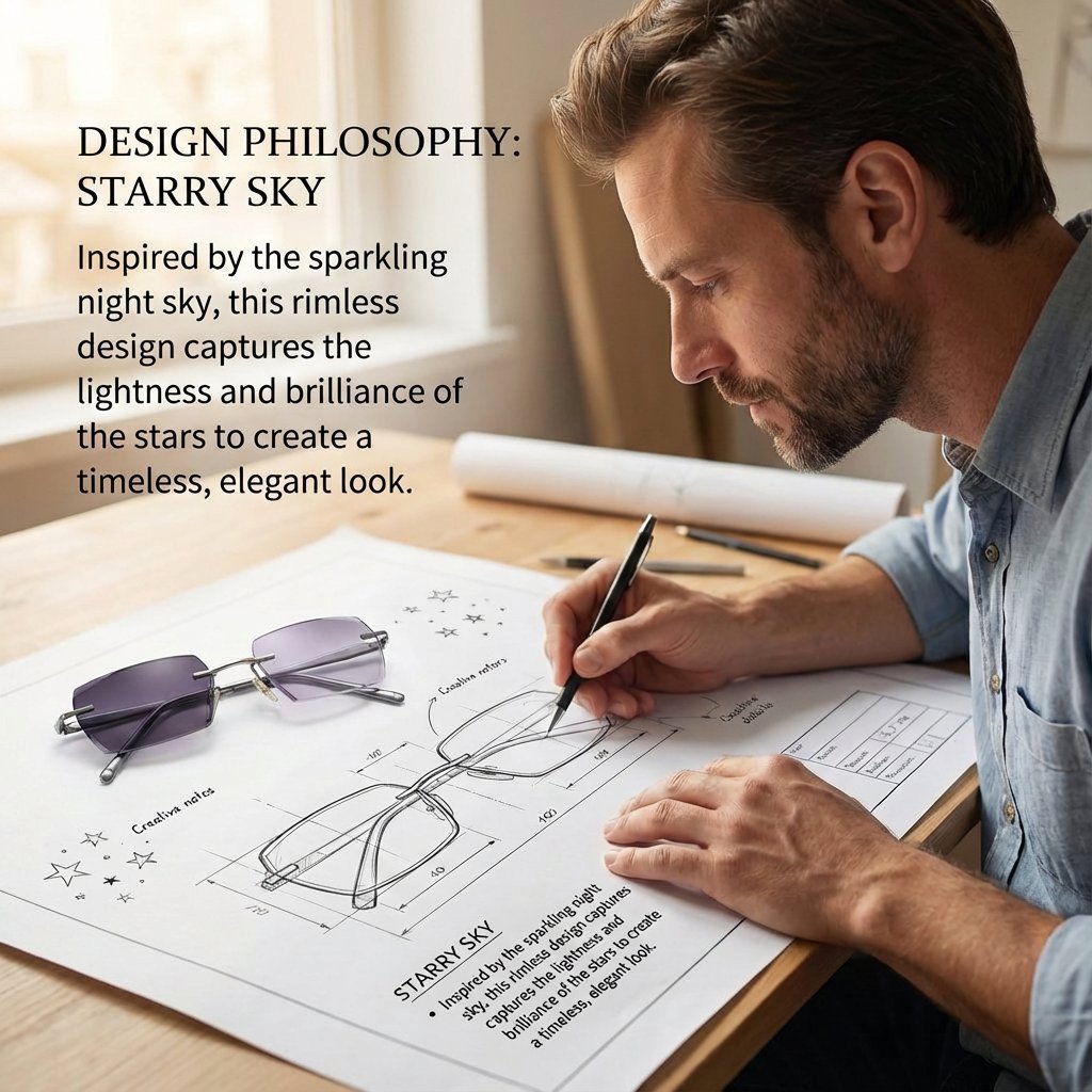 [Co-Created by Designers]Gypsophila Smart Zoom and Color-Changing Reading Glasses, Auto Focus Distance Near Progressive Multi-focus HD Vision