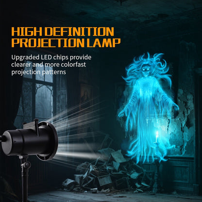 🔥Halloween Skull Dynamic Light 10 Unique HD Projection Patterns