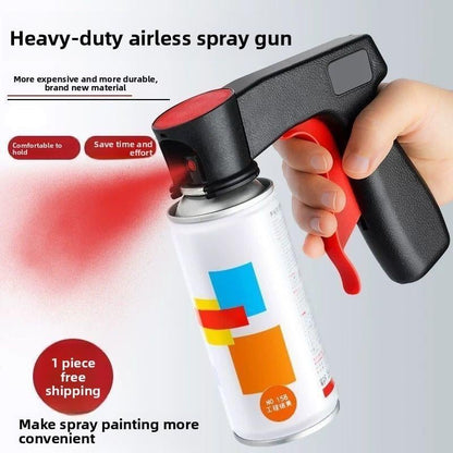 🔥Portable assisted spray painting universal renovation and color change handle tool🌈