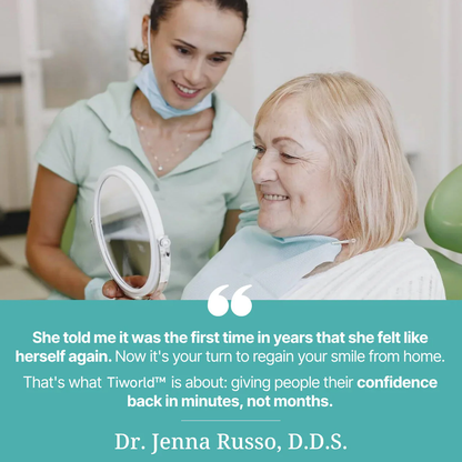 ✨Ends Today: 70% OFF! Tiworld™⏰ Custom-Fit Full Functional Dentures Make you more confident