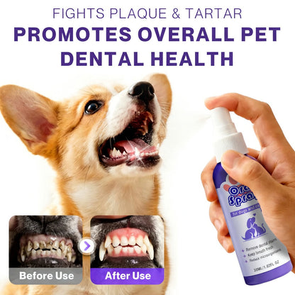 floravyne® Pet Oral Spray ✅ Freshen Breath, Remove Tartar & Promote gum regeneration, stabilize teeth 🦷-$AC
