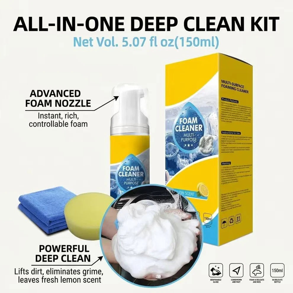 Easy Use Rinse-Free Foam Cleaner