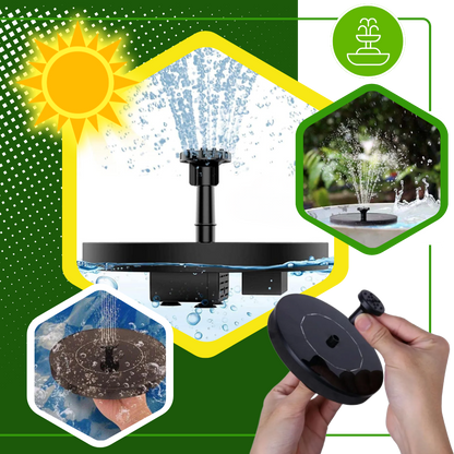 Instant Charm Garden Floating Solar Fountain