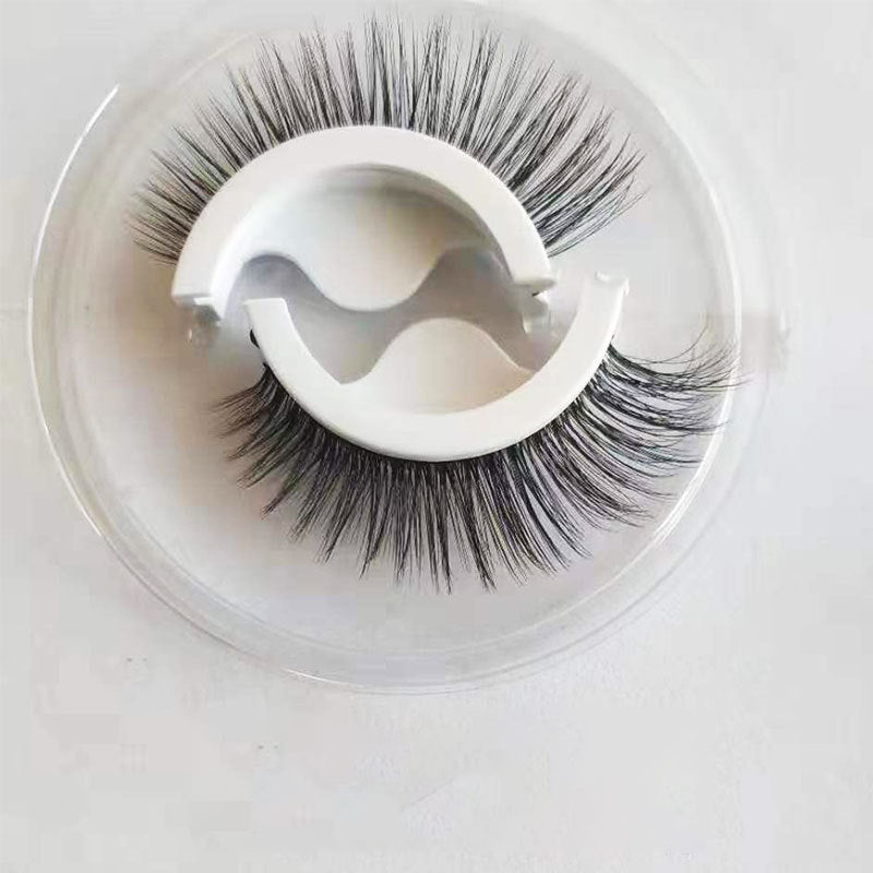 🌺Glue-Free Self-Adhesive Lashes – 3-Second, Natural & Reusable