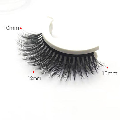 🌺Glue-Free Self-Adhesive Lashes – 3-Second, Natural & Reusable