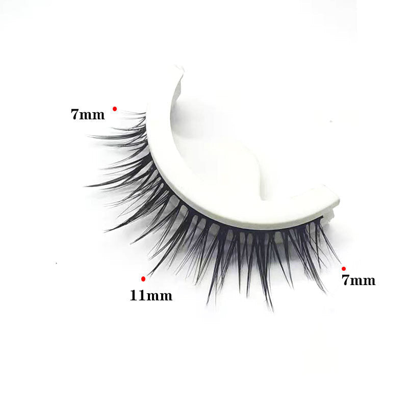 🌺Glue-Free Self-Adhesive Lashes – 3-Second, Natural & Reusable