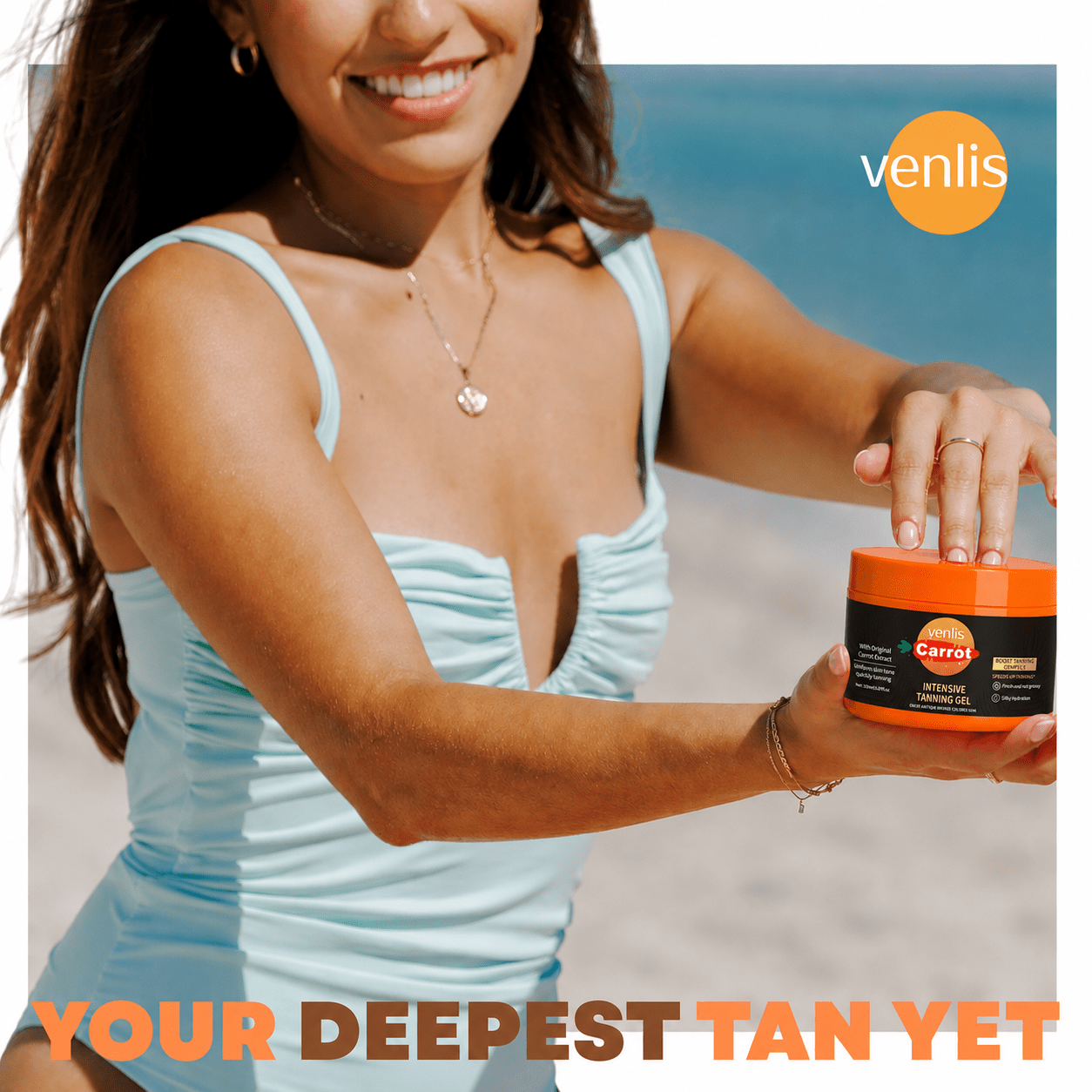 Venlis BronzeFusion™ Tanning Gel | Supports Faster, More Even & Longer-Lasting Tanning Results