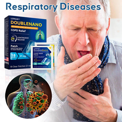 🫁✅FDA Approved LOVILDS™ DoubleNano COPD Relief Patch (💝 Cough, wheezing, shortness of breath, sputum, stuffy nose, bronchitis, bronchitis, allergy symptoms, lung discomfort🫁)